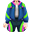 蓝色迪斯科衣服(男)
