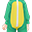祖母绿蛇形睡衣衣服(男)