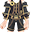 黑色蒸汽朋克巫师衣服(男)