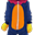 蓝色美味火鸡衣服(男)