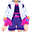 情人节白色兔子衣服(男)