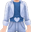 情人节蓝色衣服(男)