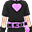 霓虹情人节紫色衣服(男)