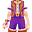2026 Valentine Orange Suit (M)