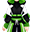 绿色白条衣服(男)
