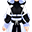 白色白条衣服(男)
