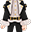 黑色白色圣诞衣服(男)