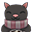 灰色热巧克力猫咪