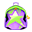 绿色星星背包