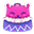 粉色冬季休闲背包