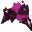 Sewn Demon Pink Wings