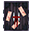 黑色日系制服背包