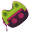 Button Mark Lime Backpack