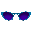 2025 Swimsuit Blue Sunglasses