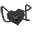 Heart Punk Purple Mask