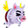 橙色日系小猪