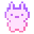粉色像素小兔