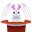 橙帽兔子