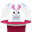粉帽兔子