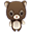 棕色橡胶熊