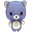 蓝色橡胶熊