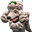 绿色迪斯科贵宾犬