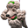 橙色迪斯科贵宾犬