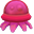 红色外星章鱼