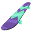 Summer Kickflip Skateboard Purple