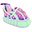 Harlequin Blaze Bumper Car Neon