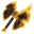 Obsidian Flame Yellow Axe