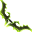 Obsidian Flame Green Bow