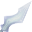 Obsidian Flame White Stick