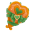 Lovable Chocolatier Orange Shield