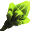 Obsidian Flame Green Staff