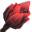 Obsidian Flame Red Wand